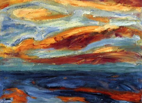 Autumn Sea by Emil Nolde