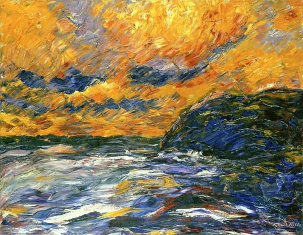 Autumn Sea Xi by Emil Nolde Oil Painting Reproductions
