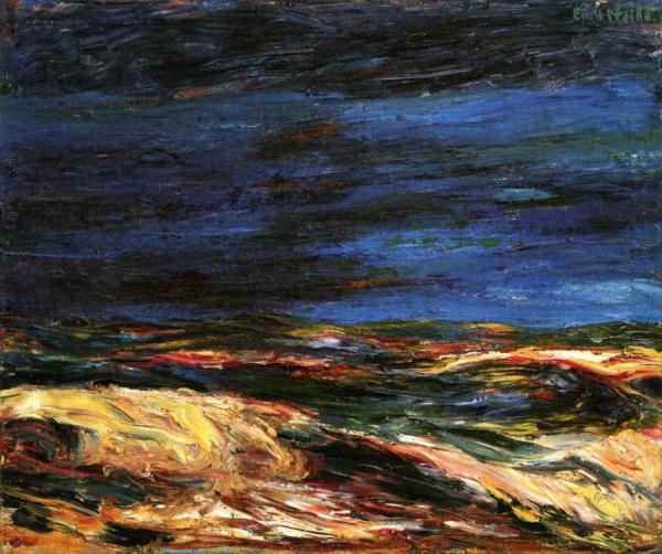 Autumn Sea Xix by Emil Nolde