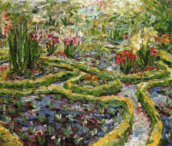 Boxwood Garden by Emil Nolde