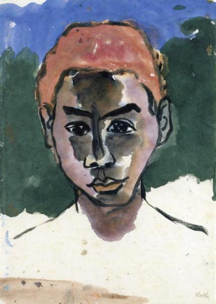 Boy (reddish-brown Hair) by Emil Nolde