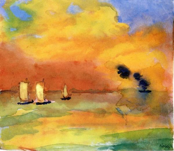 Bright Sea by Emil Nolde