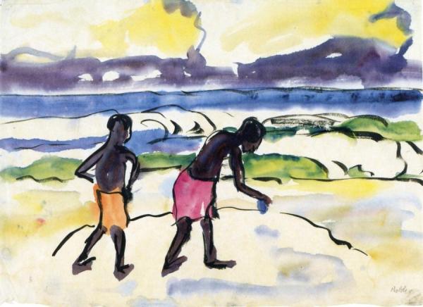 By The Sea by Emil Nolde