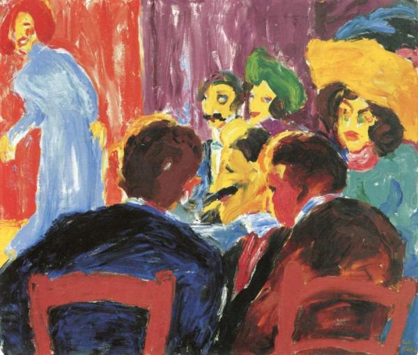 Cabaret Audience by Emil Nolde