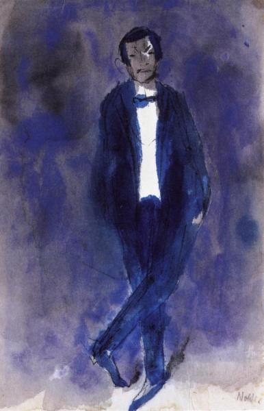Cabaret Figure by Emil Nolde