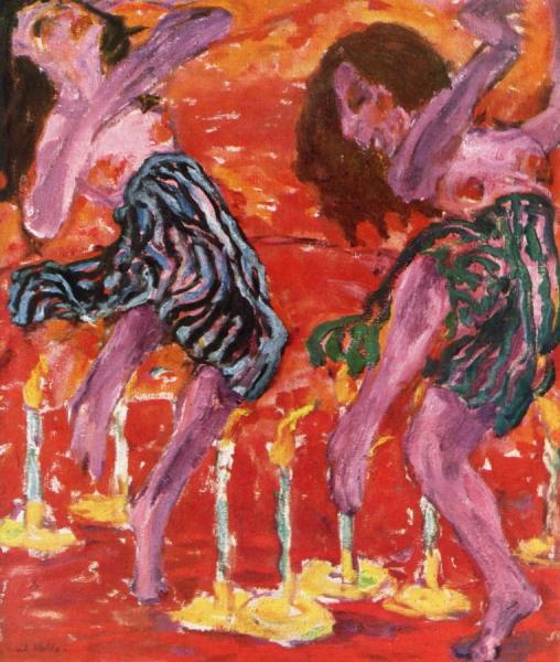 Candle Dancers by Emil Nolde