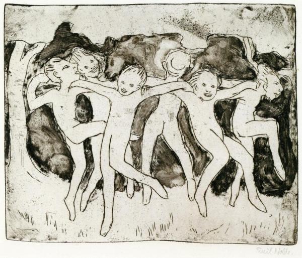 Children Of The Woods by Emil Nolde