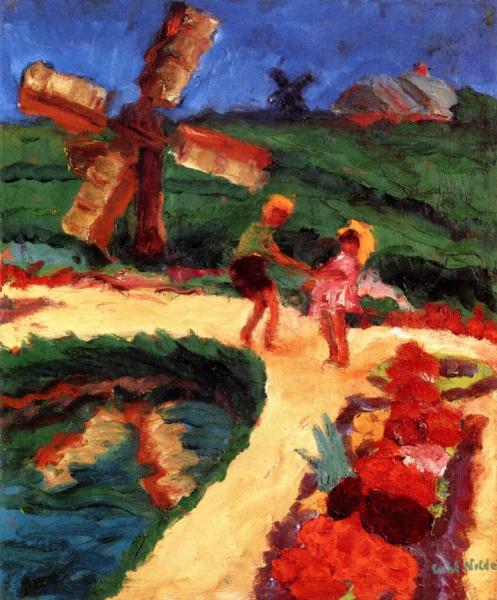 Children's Summer Fun by Emil Nolde