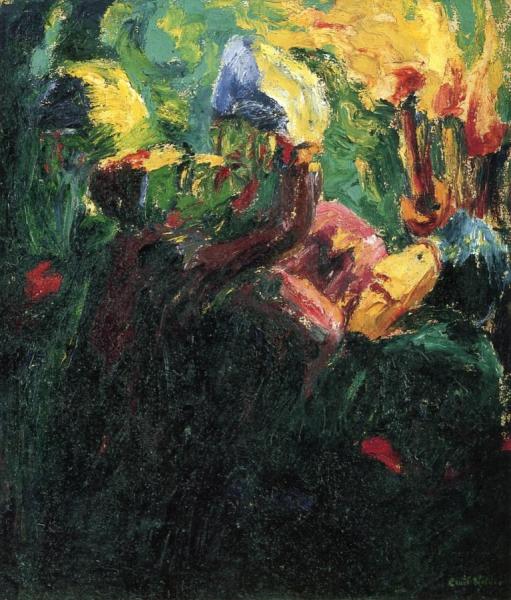Christ And Judas (the Life Of Christ) by Emil Nolde