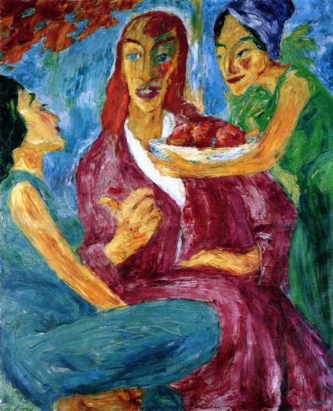 Christ At Bethany by Emil Nolde Oil Painting Reproductions