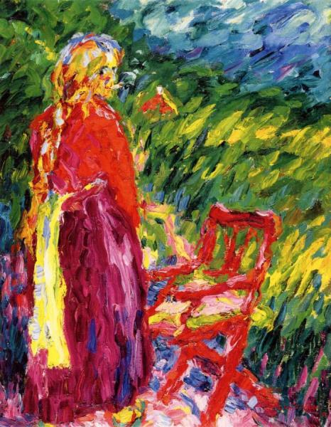 Cigarette Smoker by Emil Nolde Oil Painting Reproductions