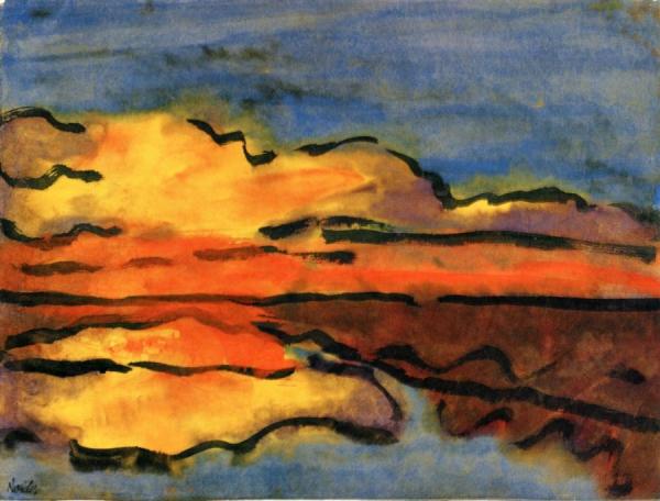 Coastal Landscape by Emil Nolde