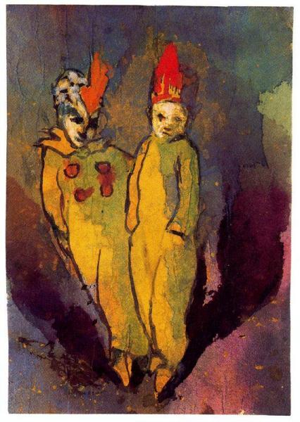 Costumed Couple by Emil Nolde