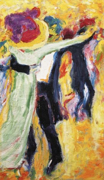 Dance Ii by Emil Nolde