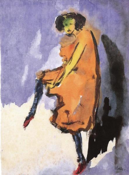 Dancer At The Cabaret by Emil Nolde