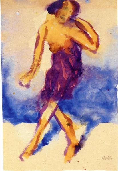 Dancing Girl by Emil Nolde Oil Painting Reproductions