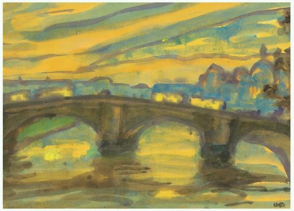 Dresden Im Abendlicht by Emil Nolde