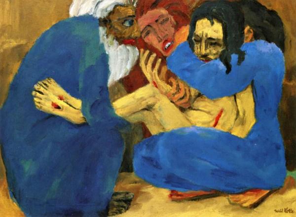 Entombment by Emil Nolde Oil Painting Reproductions