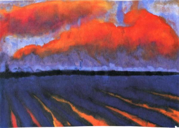 Evening Landscape North Frisia by Emil Nolde