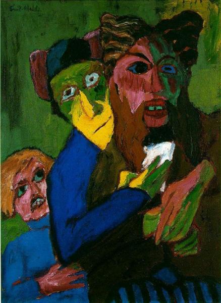 Excited People by Emil Nolde