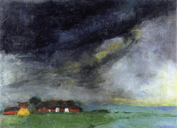 Farm In Hülltoft by Emil Nolde