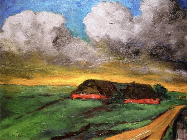 Farm In The Marshes by Emil Nolde