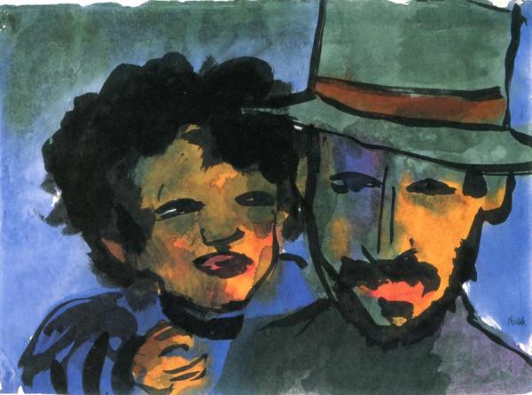 Father And Child by Emil Nolde