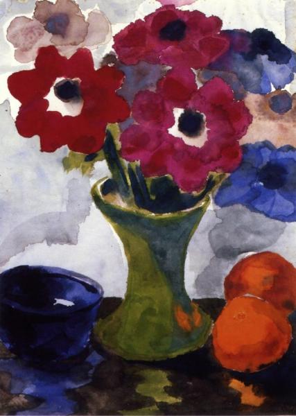 Floral Still Life by Emil Nolde