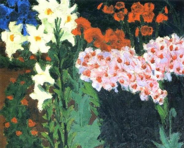 Flower Garden by Emil Nolde
