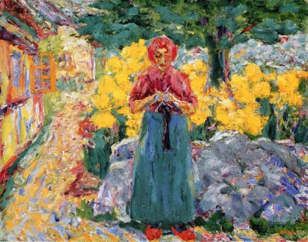 Flower Garden by Emil Nolde