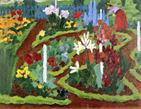 Flower Garden H by Emil Nolde Oil Painting Reproductions