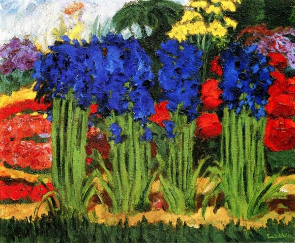 Flower Garden (o) by Emil Nolde