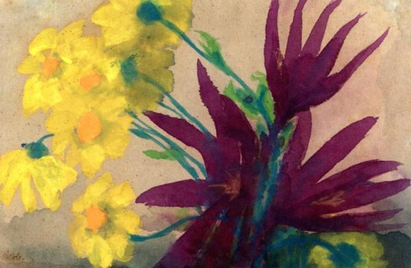 Flowers by Emil Nolde