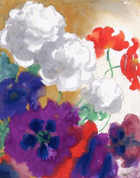 Flowers by Emil Nolde