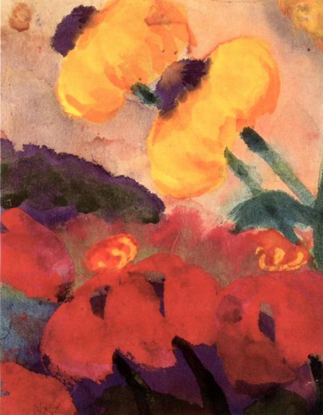 Flowers by Emil Nolde Oil Painting Reproductions