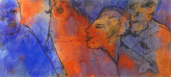Four Figures by Emil Nolde