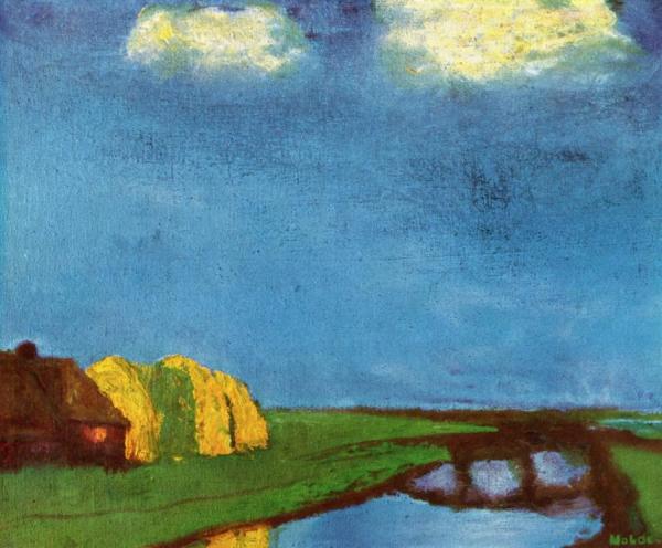 Friezen Homestead On The Canal by Emil Nolde