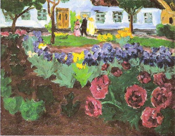 Garden With Flowers by Emil Nolde