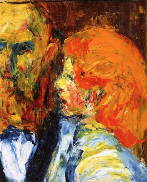 H. And Daughter by Emil Nolde