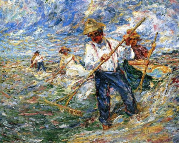 Harvest Day by Emil Nolde