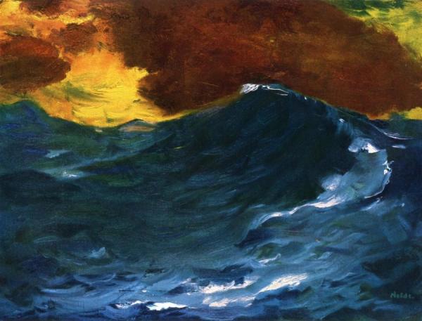 High Waves by Emil Nolde Oil Painting Reproductions