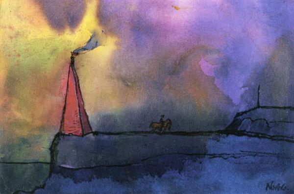 Holy Fire by Emil Nolde