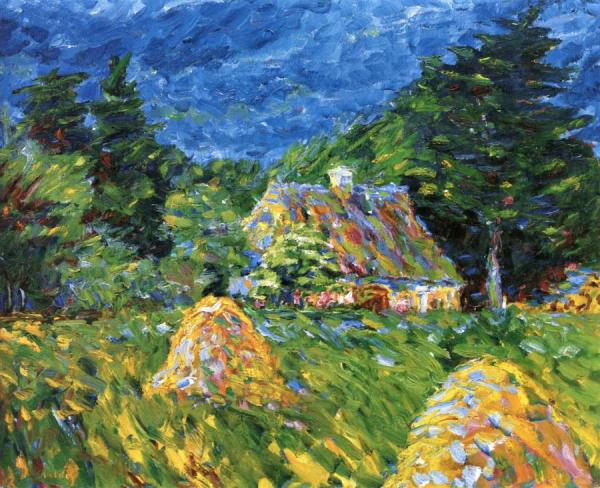 House By The Wood by Emil Nolde
