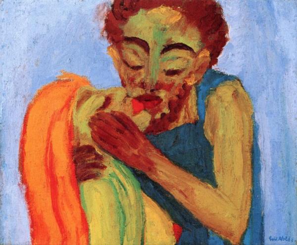 Human Couple by Emil Nolde