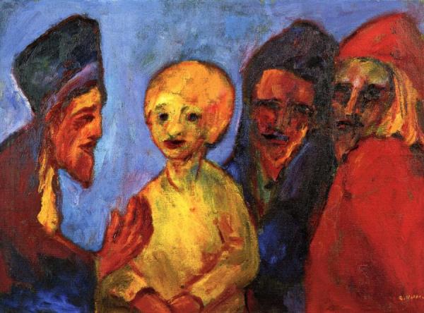 Jesus And The Doctors Of The Law by Emil Nolde