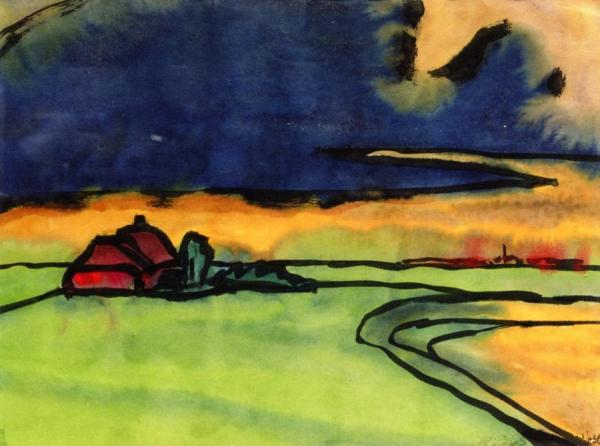 Landscape by Emil Nolde Oil Painting Reproductions