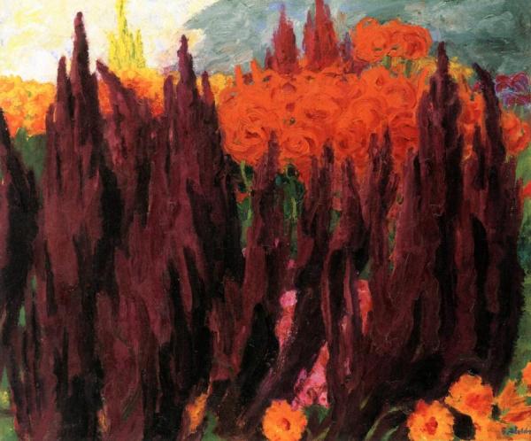 Love-lies-bleeding by Emil Nolde Oil Painting Reproductions