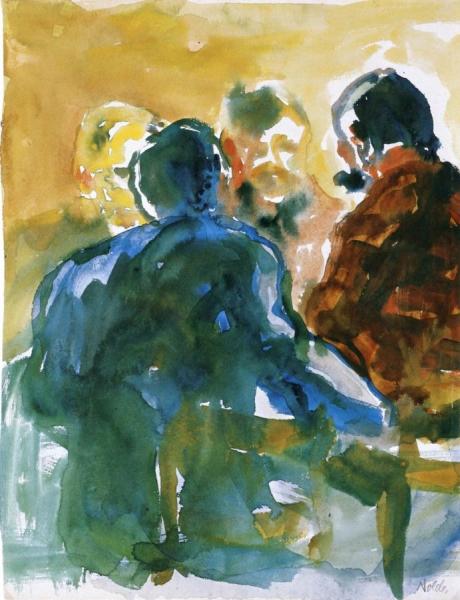 Male Society by Emil Nolde