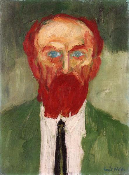 Man With A Full Red Beard by Emil Nolde