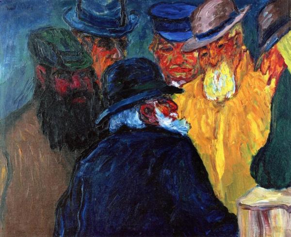 Market People by Emil Nolde